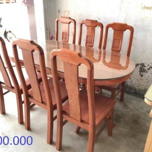 Bàn ghế ăn xoan đào