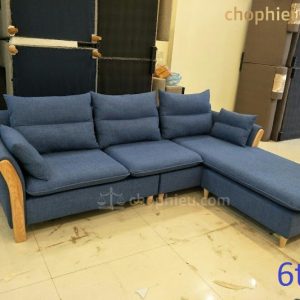Sofa đệm góc nỉ loạt 1