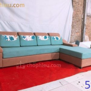 Sofa đệm góc nỉ loạt 7