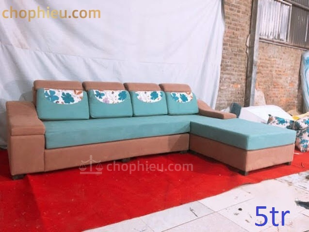 Sofa đệm góc nỉ loạt 7