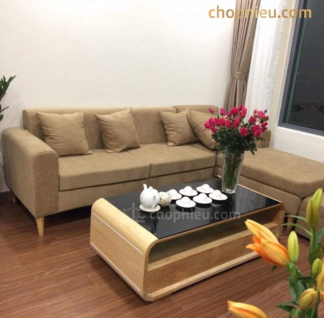 Sofa đệm góc nỉ loạt 5 - Image 4
