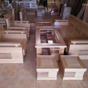 Sofa gỗ ghế trứng đối sồi