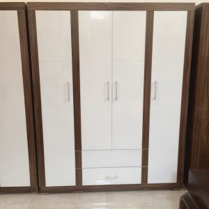 Tủ min 4 cánh cải màu 2 ngăn kéo