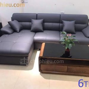 Sofa đệm ghế góc Da loạt 1