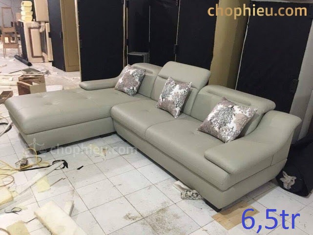 Sofa đệm ghế góc Da loạt 3