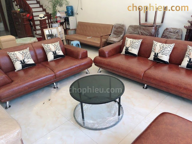Sofa đệm ghế bằng đối Da loạt 2 - Image 3