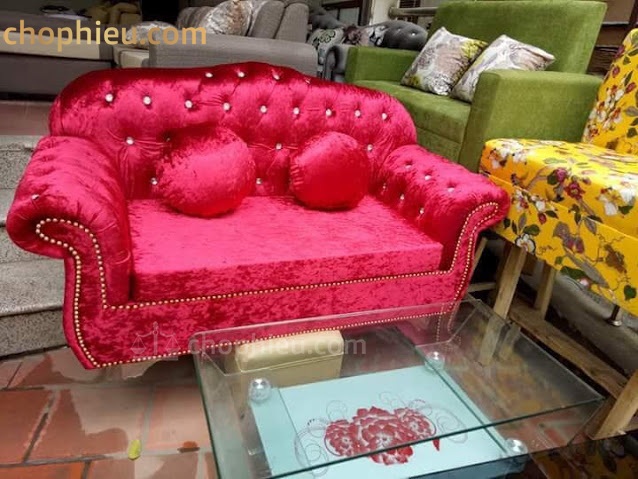 Sofa đệm ghế tân cổ điển ghế sen - Image 4