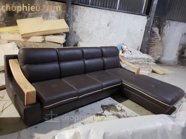 Sofa đệm ghế góc Da loạt 6 - Image 4