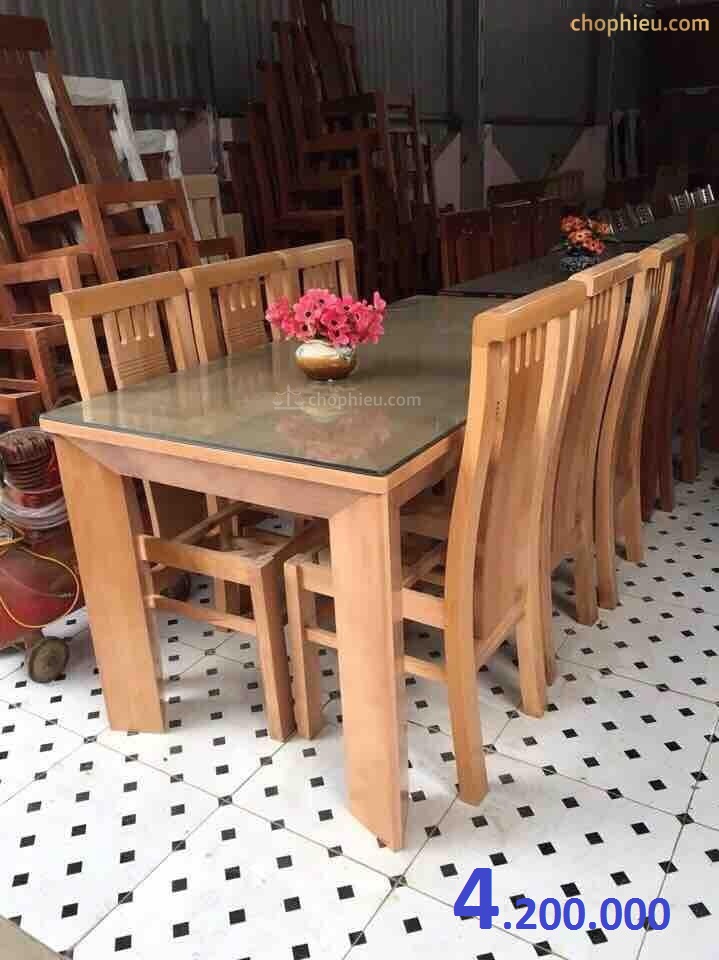 Bộ bàn ăn ghế cuốn thư - Image 4