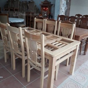 Bộ bàn ăn ghế mặt ngọc