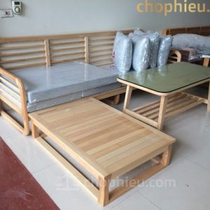 Sofa gỗ ghế góc lan thoáng hơn
