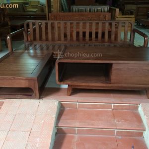 Sofa gỗ  góc lan thoáng