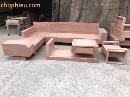 Sofa gỗ góc ô tô - Image 3