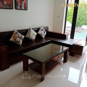 Sofa mẫu ghế góc ngăn kéo vát đẹp