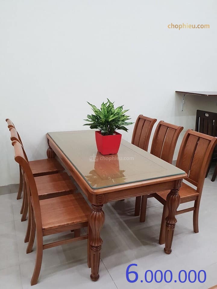 Bộ bàn ăn ghế 2 lá bàn chân hoa khế mặt đá - Image 3