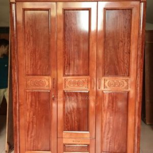 Tủ quần áo 3 cánh gỗ gội