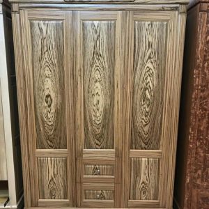 Tủ quần áo 3 cánh gỗ mun hoa