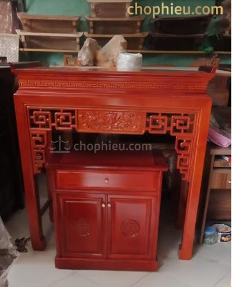 Bàn thờ cặp hoa sen