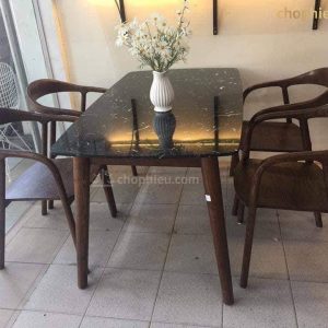 Bộ bàn ăn 4 ghế nava