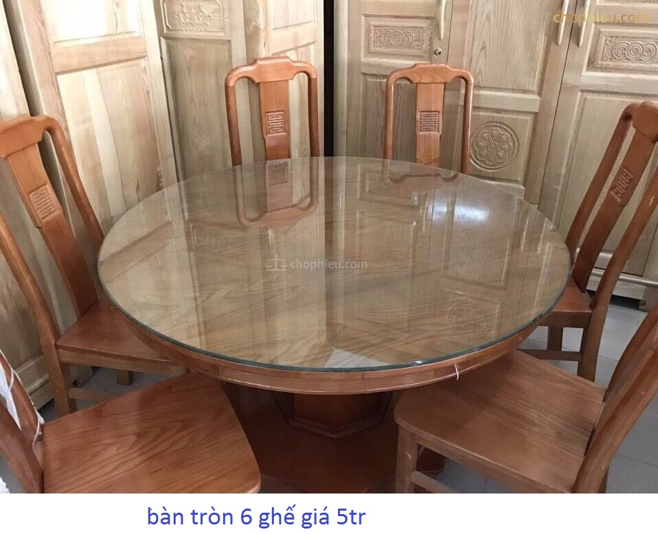 Bộ bàn ăn ghế 5 lan bàn tròn - Image 3