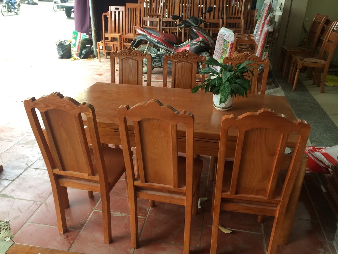 Bộ bàn ăn ghế nữ hoàng bàn chân tiện - Ảnh 2