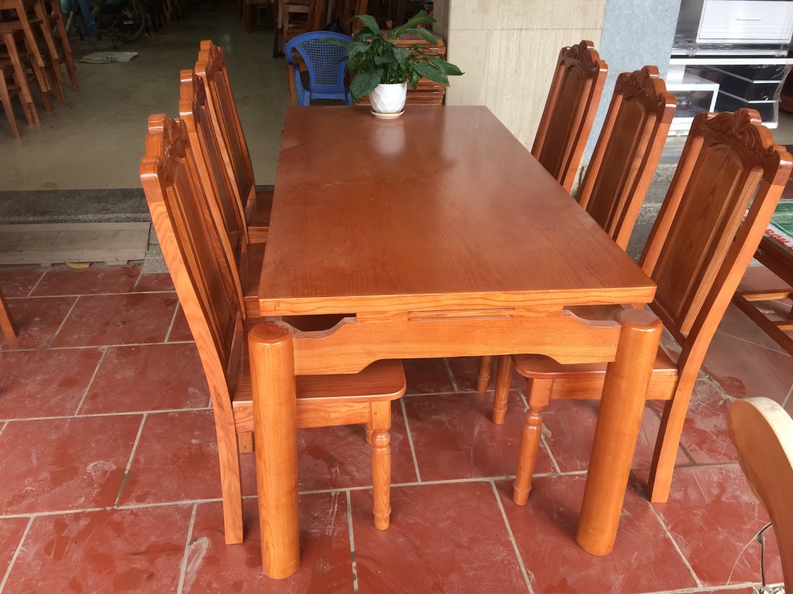 Bộ bàn ăn ghế nữ hoàng bàn chân tiện - Ảnh 3