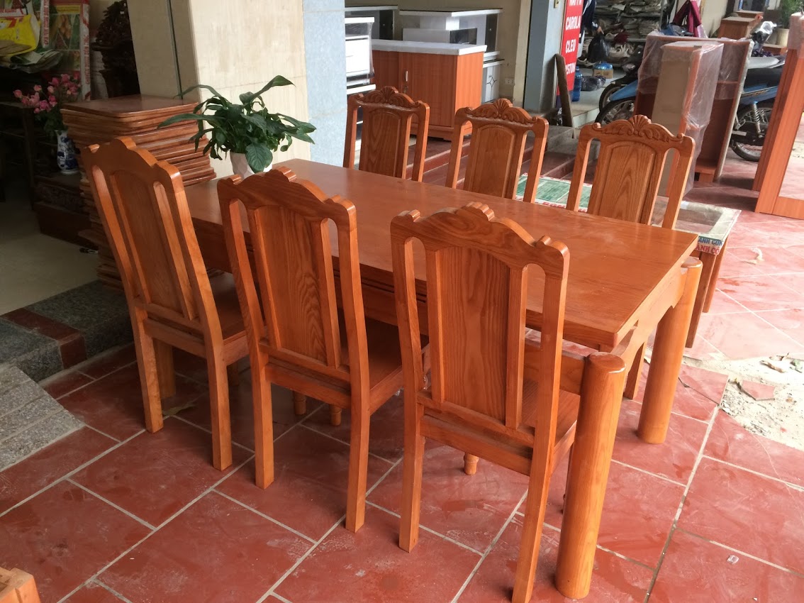 Bộ bàn ăn ghế nữ hoàng bàn chân tiện - Ảnh 4