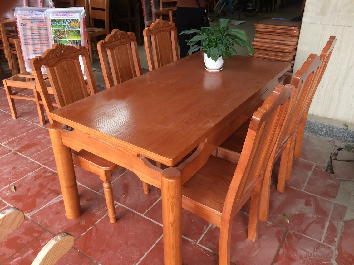 Bộ bàn ăn ghế nữ hoàng bàn chân tiện - Ảnh 5