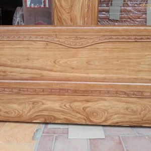 Giường gỗ hương đá hoa dây