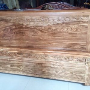 Giường gỗ hương xám hoa dây