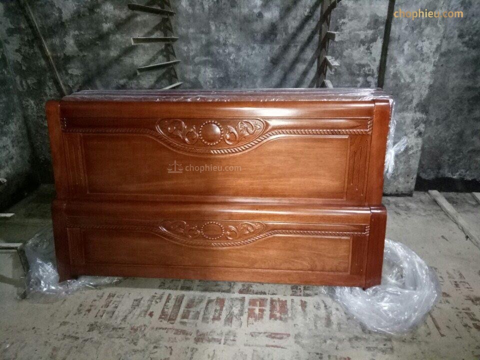 Giường phẳng xoan đào các mẫu triện dây - Image 2