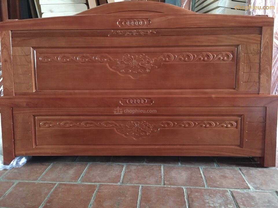 Giường phẳng xoan đào các mẫu triện dây - Image 3