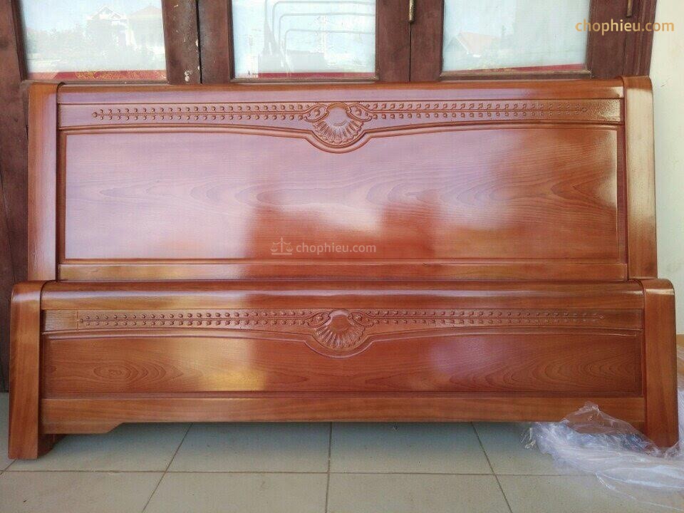 Giường phẳng xoan đào các mẫu triện dây - Image 4