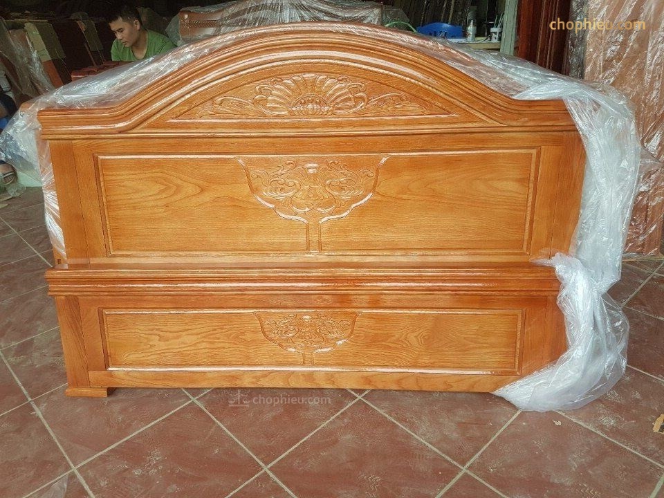 Giường sồi vòm hoa dây - Ảnh 4