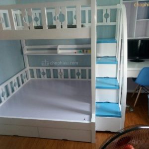 Giường tầng gỗ sồi