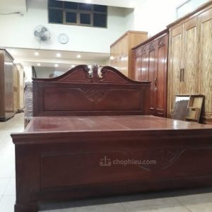 Giường xoan đào vòm cánh chim