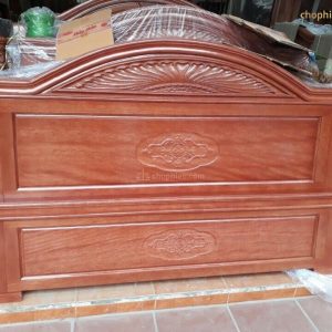 Giường xoan đào vòm cong