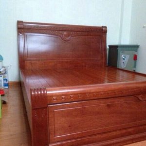 Giường xoan đào vòm cột bắp