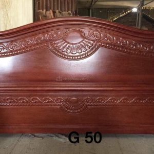 Giường xoan đào vòm quạt