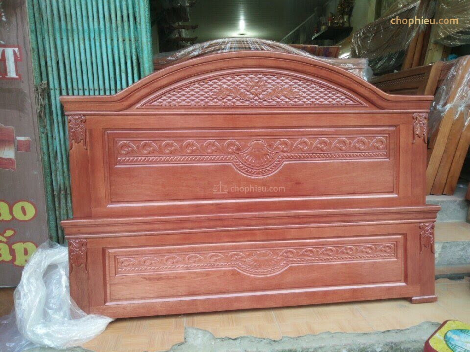 Giường xoan đào vòm