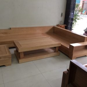 Sofa gỗ ghế góc hộp