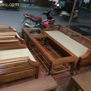 Sofa gỗ ghế oải gỗ xoan đào