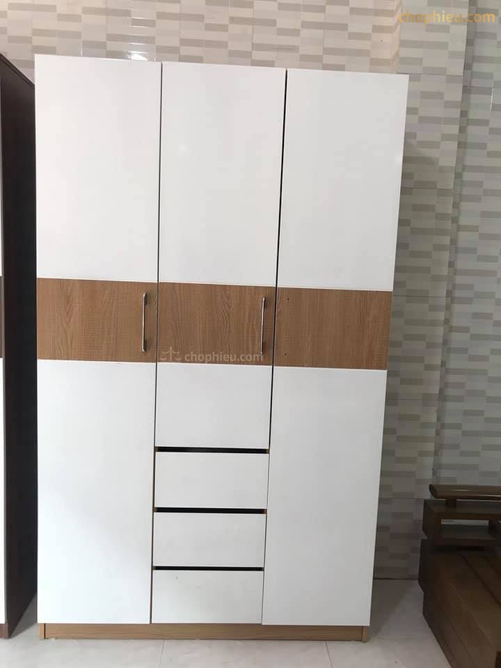 Tủ min cải màu 3 cánh 3 ngăn kéo - Image 4