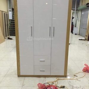 Tủ min cải màu sơn giả cột 3 cánh
