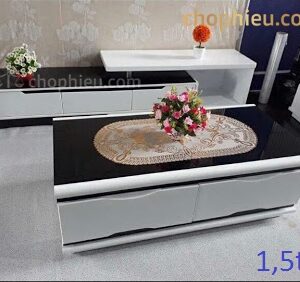 Bàn sofa 2 ngăn kéo gỗ công ngiệp