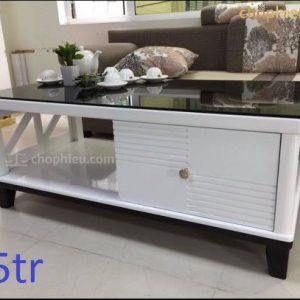 Bàn sofa ngăn kéo sườn