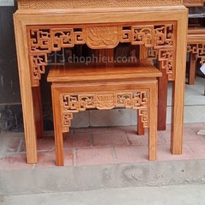 Bàn thờ cặp chân đứng gỗ gõ