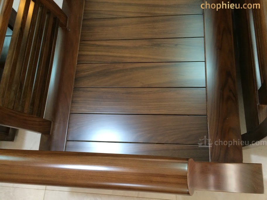Sofa gỗ ghế oải gỗ mun - Image 2