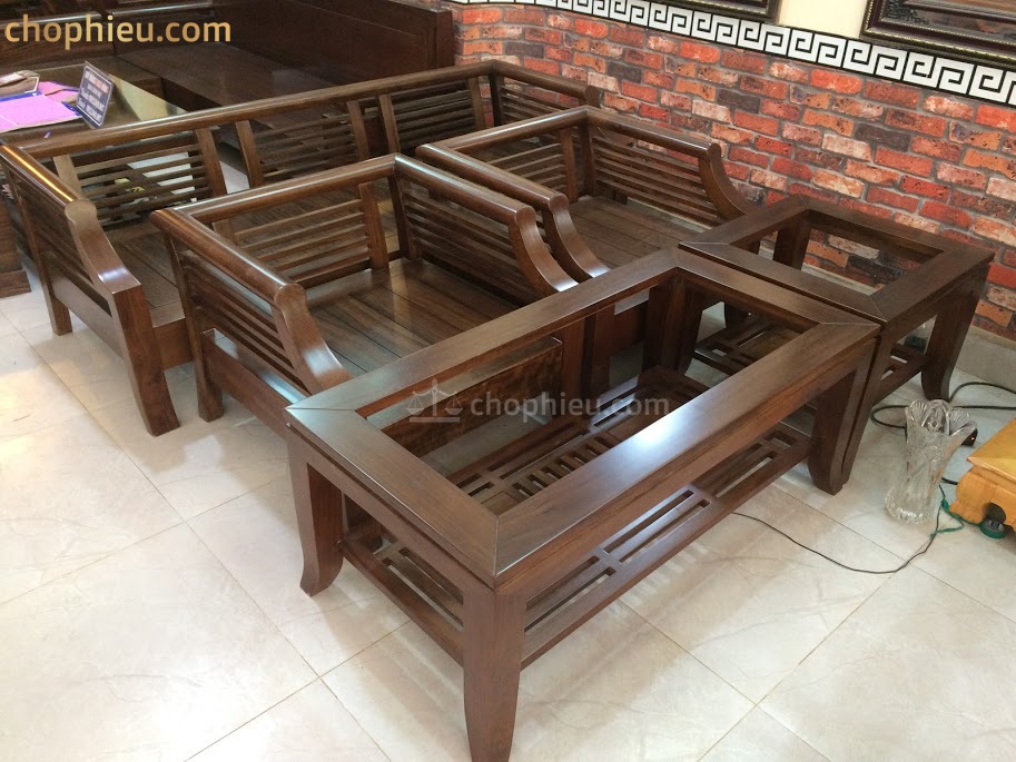 Sofa gỗ ghế oải gỗ mun