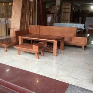 Sofa gỗ góc ngăn kéo to